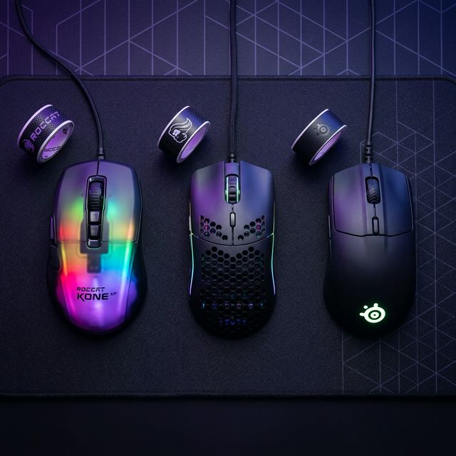 Confronto dei migliori mouse per Drag Click: Roccat Kone XP, Glorious Model O, Steelseries Rival 3